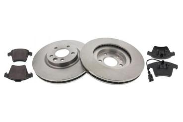 Brake disc set with brake pads - front (47777), VW Bus T5